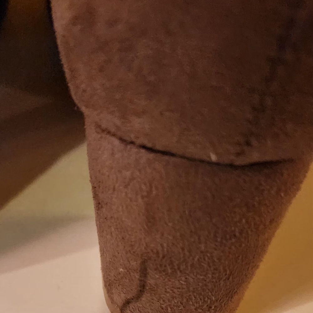 BAMBOO Lace-Up Brown Ankle Booties - Picture 6 of 6